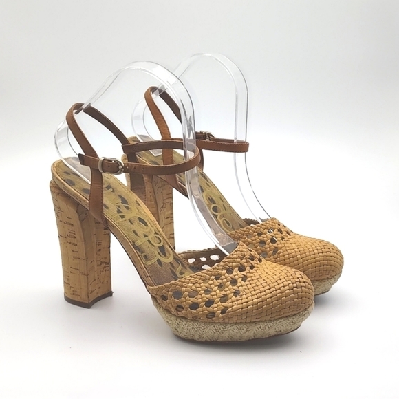 Sam Edelman Leather Rella Heel - Picture 1 of 9